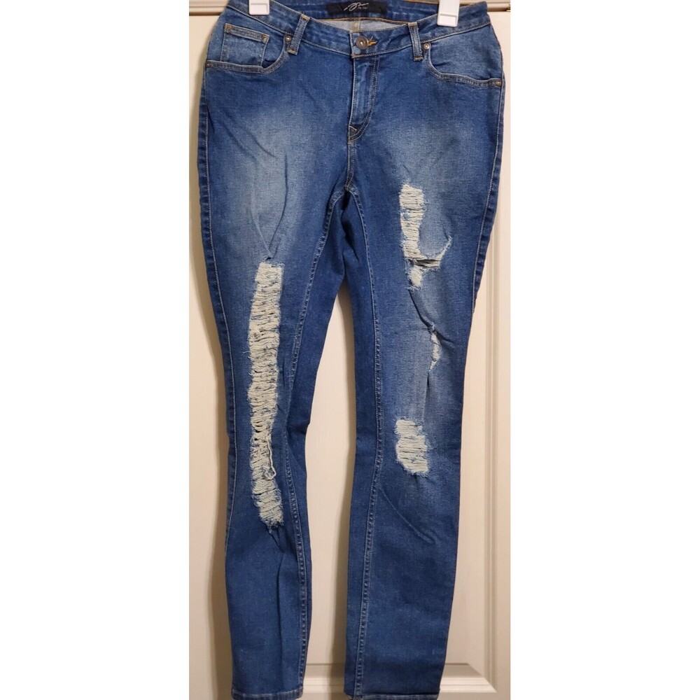 PZI Jeans Women's Skinny Leg Distressed Size 10 Regular NEW W/O TAGS